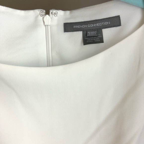 French connection white mini dress size 2 - Picture 3 of 3
